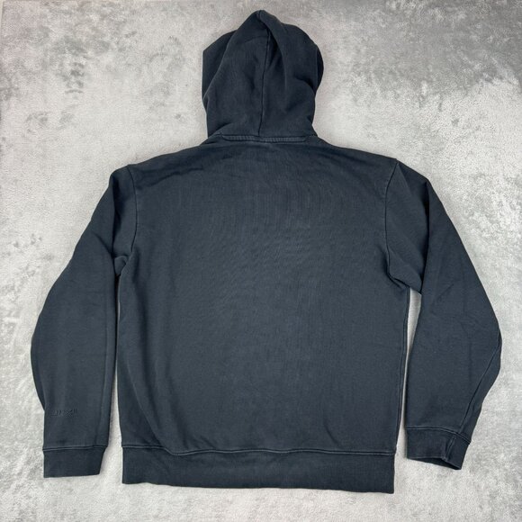 Adidas All Szn Mens M Hoodie Sweatshirt Pullover Embroidered Center Logo Faded - Picture 3 of 9